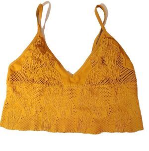 Women's Burnt Orange/Yellow Bralette Size Medium/Large